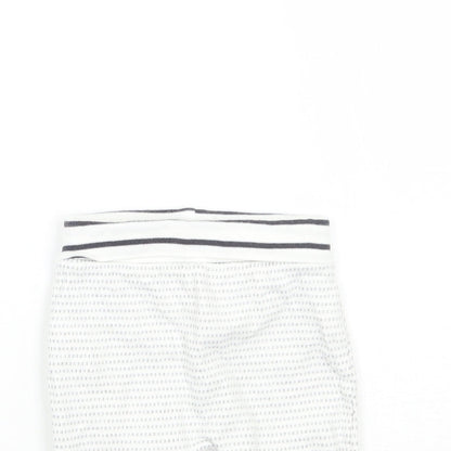Mammas & Pappas Baby White Geometric  Sweatpants Trousers Size 3-6 Months
