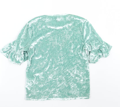 Primark Womens Green   Basic T-Shirt Size 6