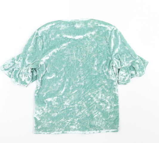 Primark Womens Green   Basic T-Shirt Size 6