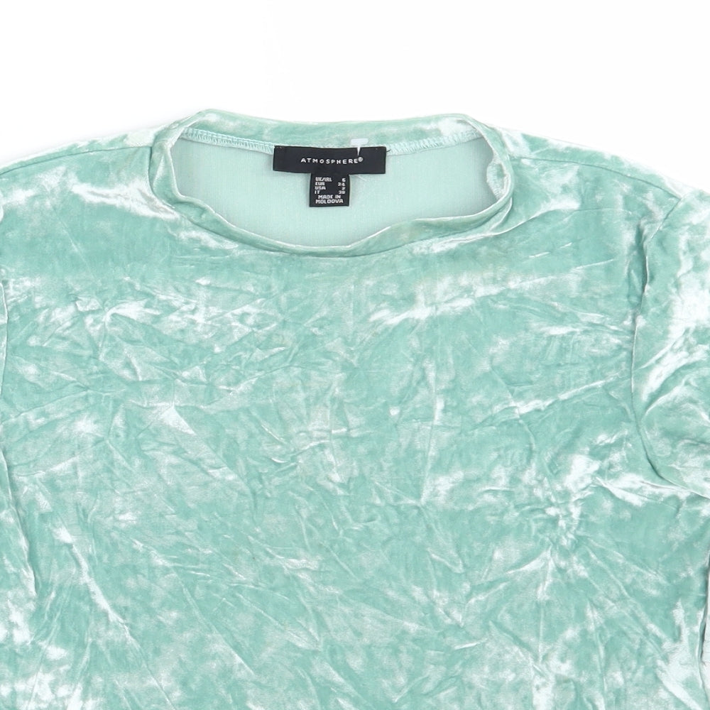 Primark Womens Green   Basic T-Shirt Size 6