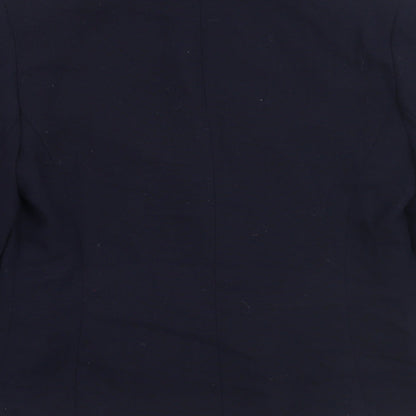 AMARANTO Womens Blue   Jacket Blazer Size 10