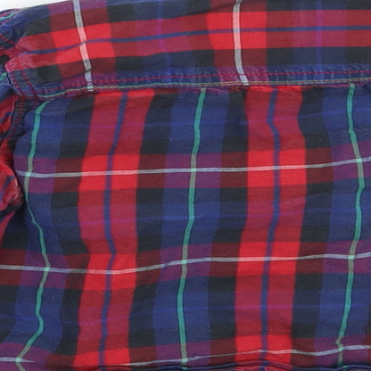 NEXT Boys Red Check  Basic Button-Up Size 2 Years
