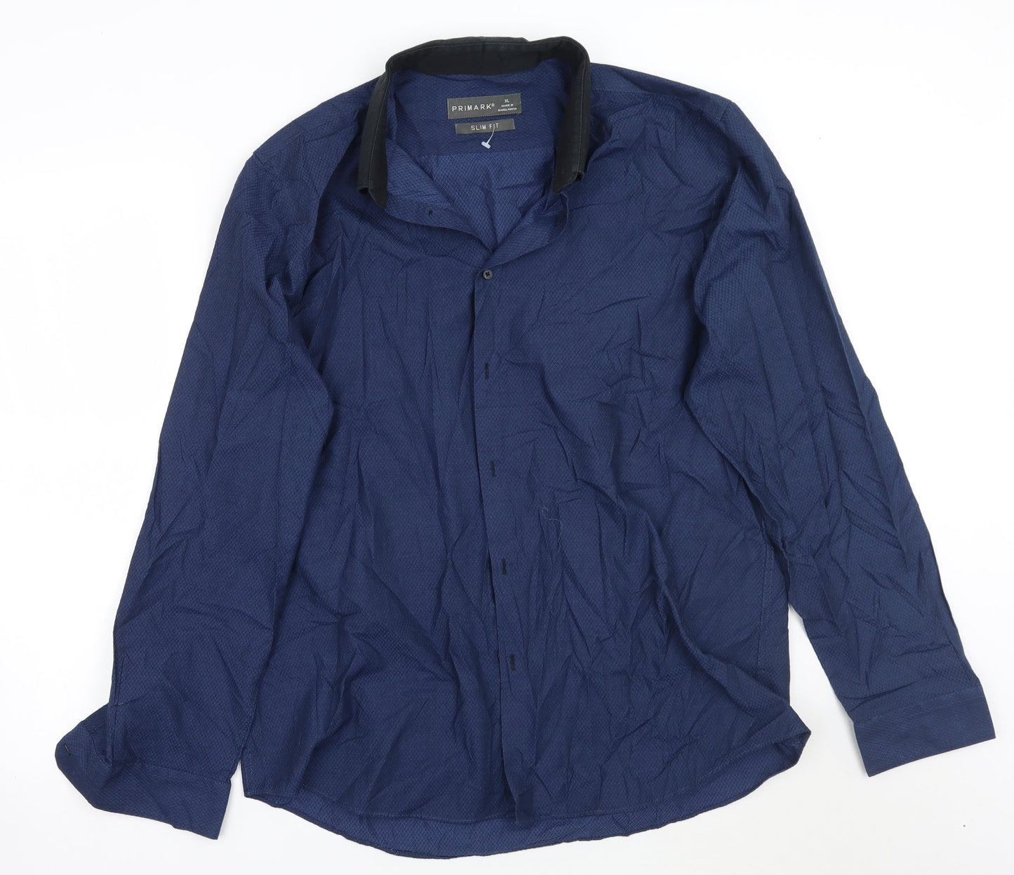 Primark Mens Blue    Button-Up Size XL