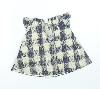 Gap Girls Blue Geometric  A-Line  Size 3-6 Months