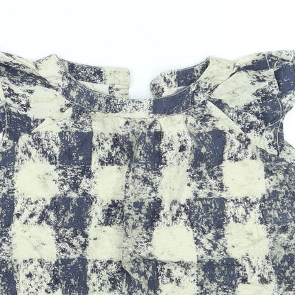 Gap Girls Blue Geometric  A-Line  Size 3-6 Months