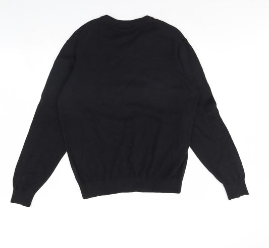 The Golf Co Mens Black   Pullover Jumper Size M