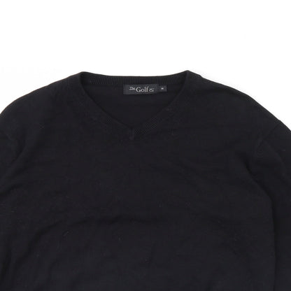 The Golf Co Mens Black   Pullover Jumper Size M