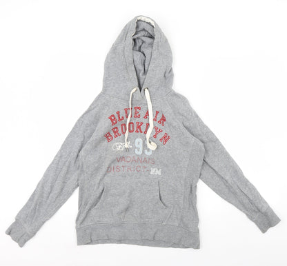 H&M Womens Grey   Pullover Hoodie Size M