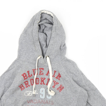 H&M Womens Grey   Pullover Hoodie Size M