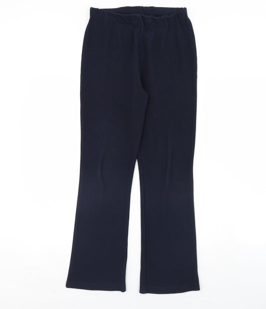 Womens UK Size 10 Preworn Regular Fit  Blue Trousers