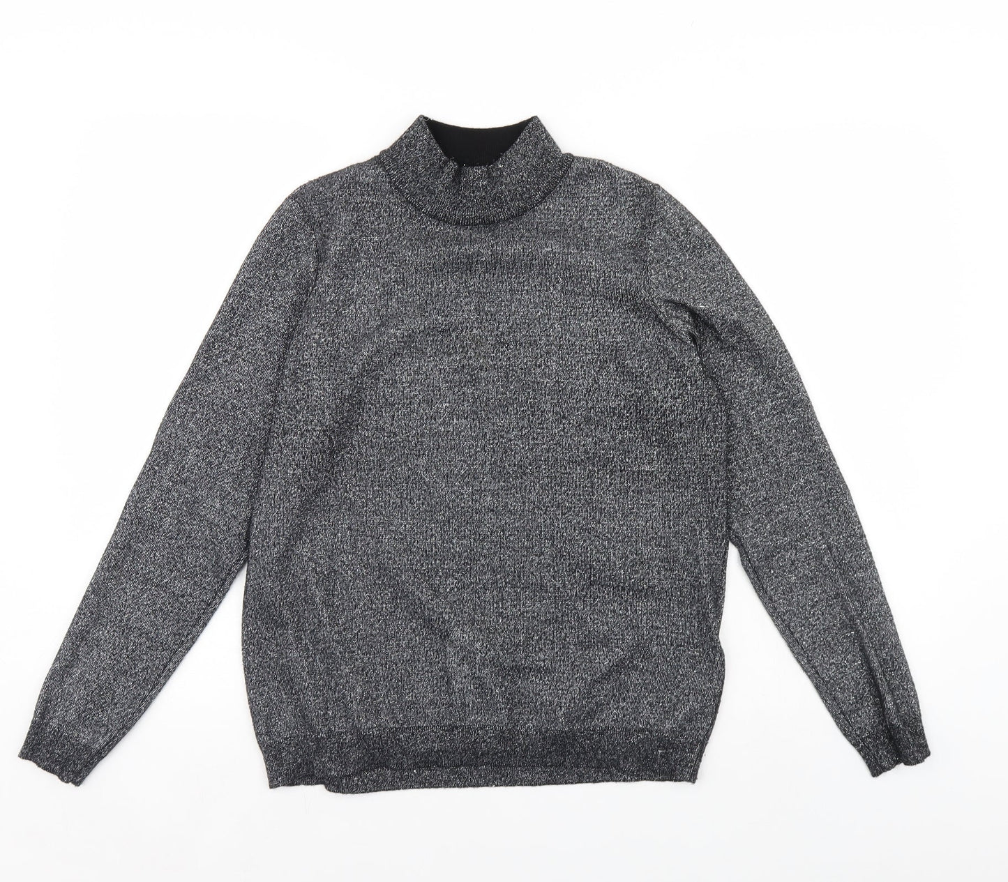 Womens UK Size M Vera Moda Silver Pullover Jumper