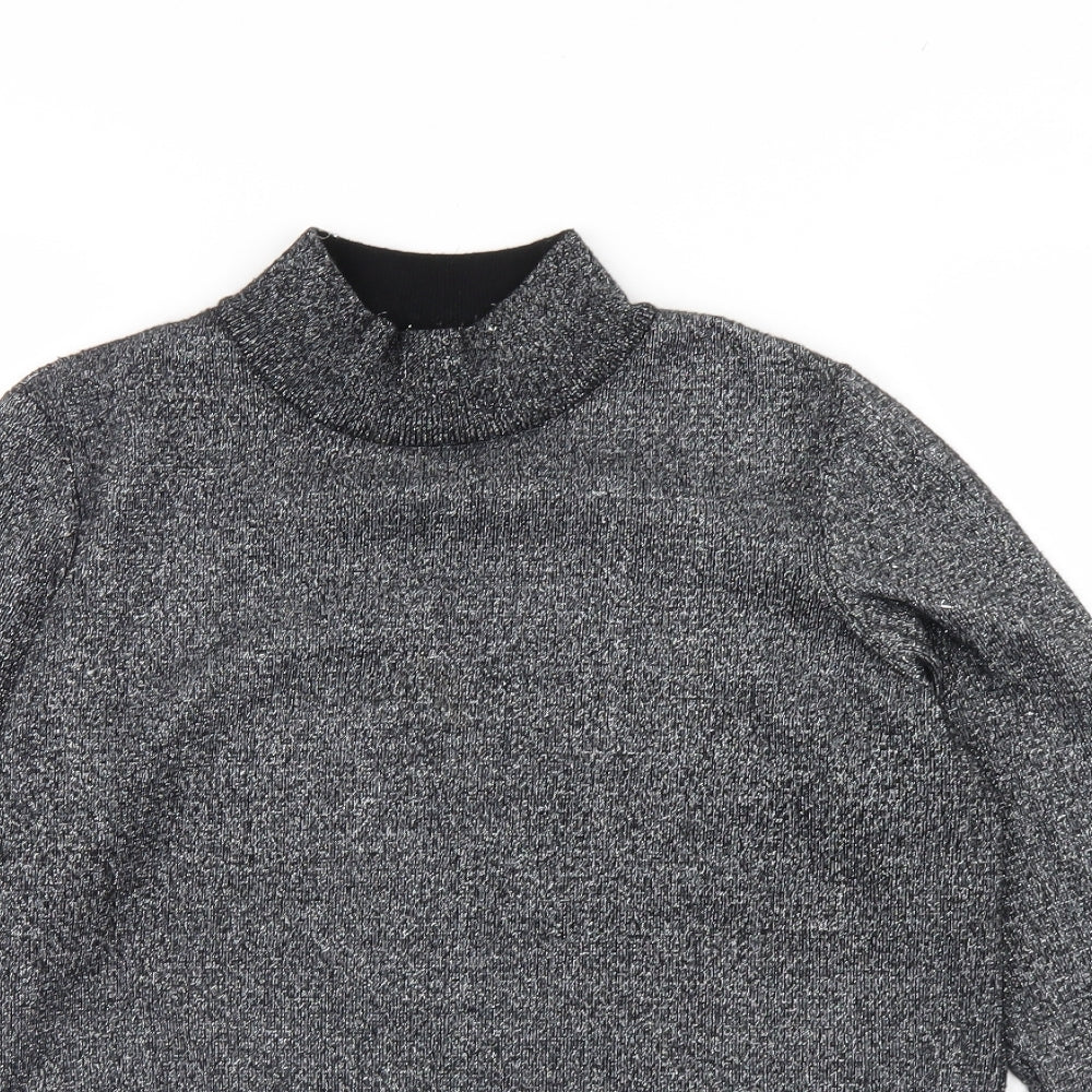 Womens UK Size M Vera Moda Silver Pullover Jumper