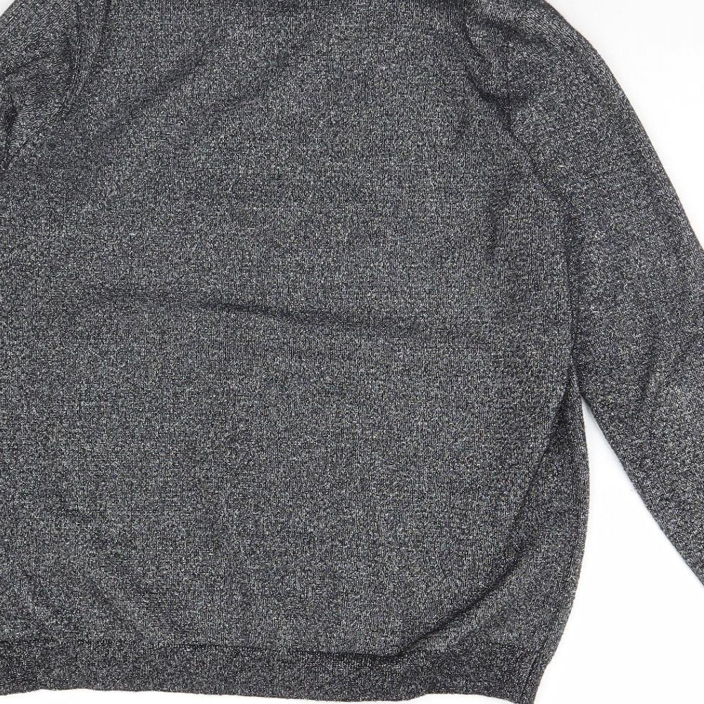 Womens UK Size M Vera Moda Silver Pullover Jumper