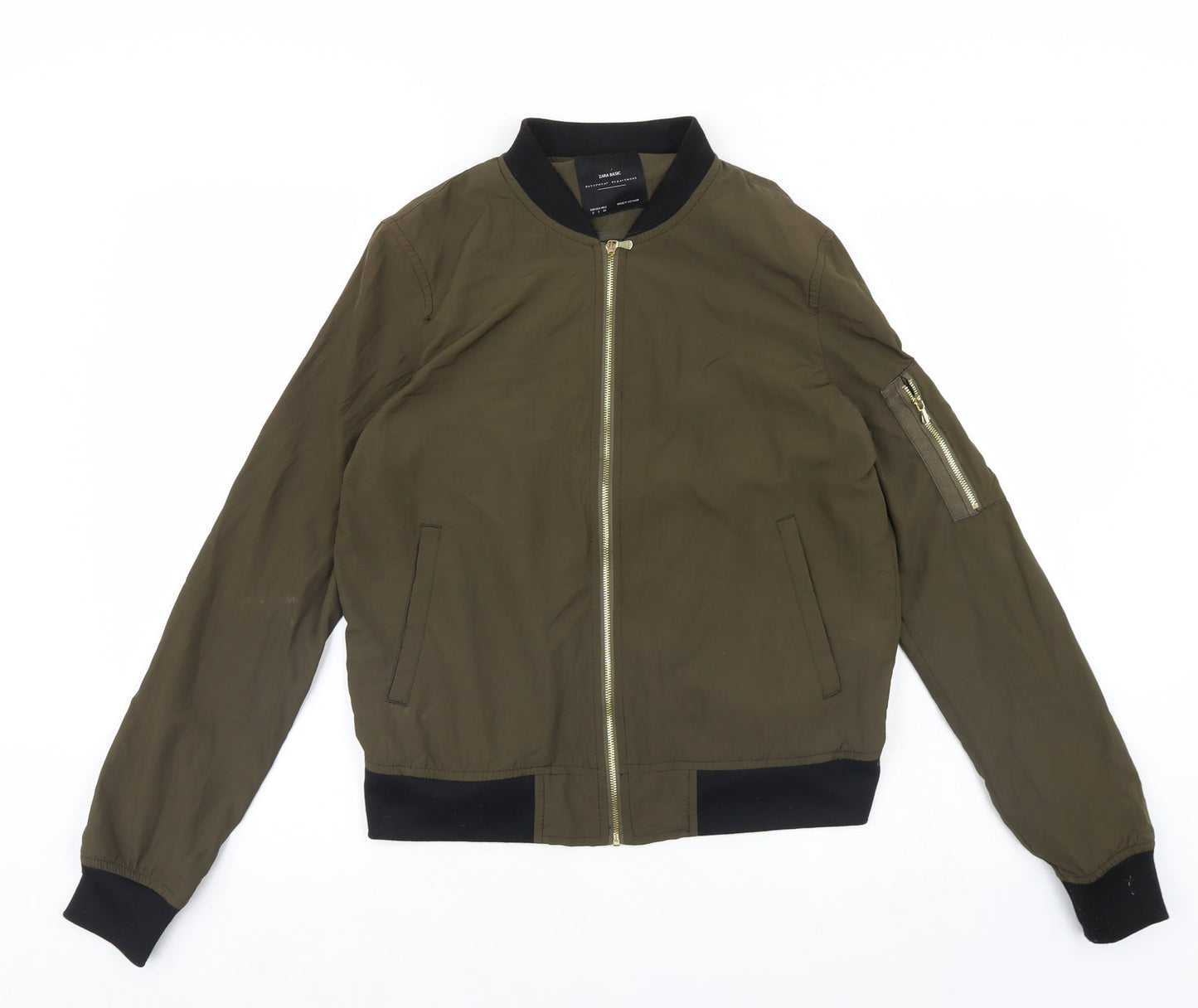 Womens UK Size S Zara Green Jacket