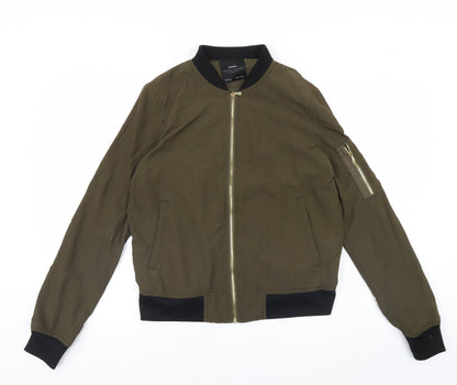 Womens UK Size S Zara Green Jacket