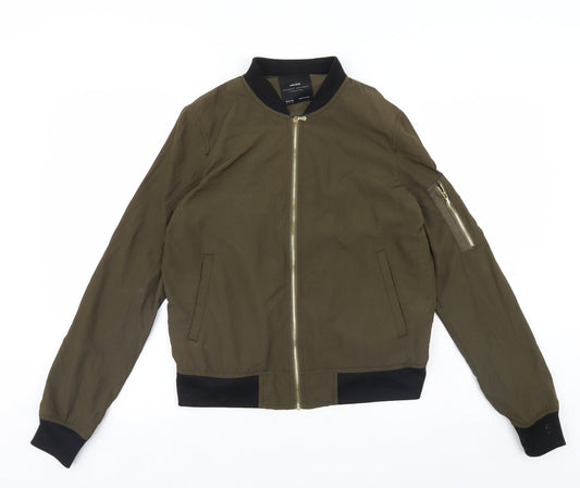 Womens UK Size S Zara Green Jacket