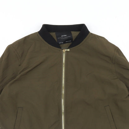 Womens UK Size S Zara Green Jacket