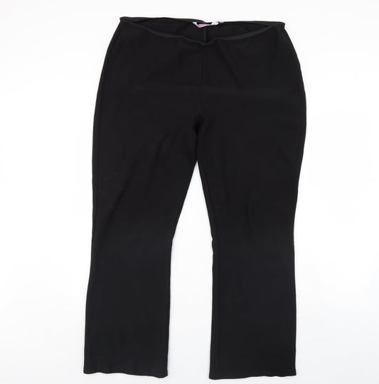Womens UK Size 20 Sarah Hamilton Regular Fit  Blue Trousers