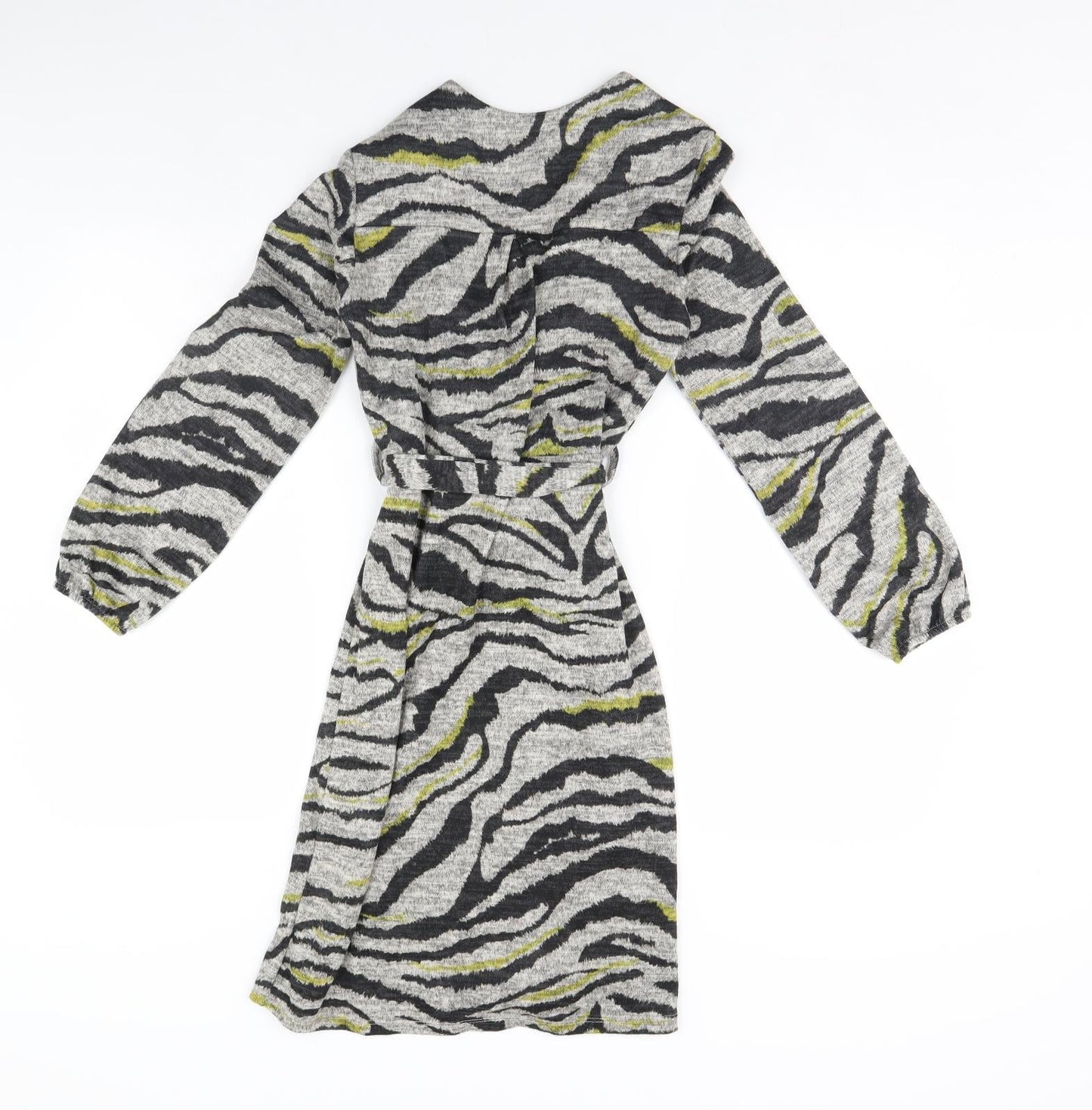 Bellambia Womens Grey Animal Print  Mini  Size S  - Shoulder Pads
