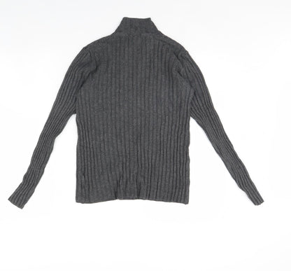 Womens UK Size 10 Papaya Grey Pullover Jumper