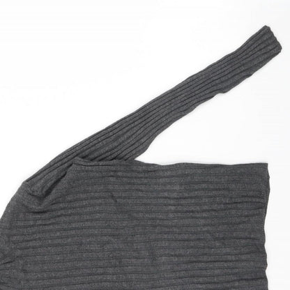 Womens UK Size 10 Papaya Grey Pullover Jumper