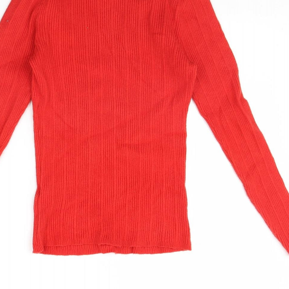 Primark Womens Red   Pullover Jumper Size M