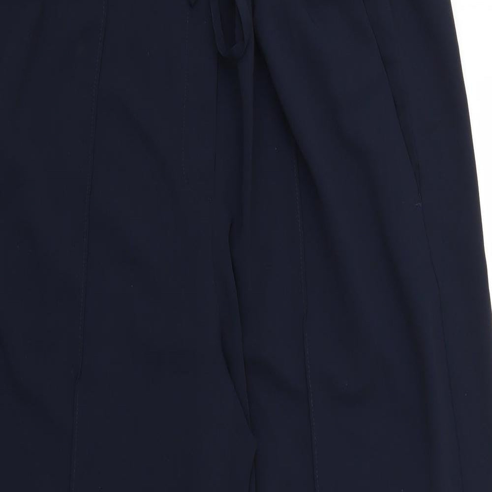 Womens UK Size 12 Marks and Spencer Regular Fit  Blue Trousers