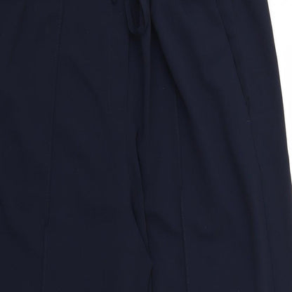 Womens UK Size 12 Marks and Spencer Regular Fit  Blue Trousers