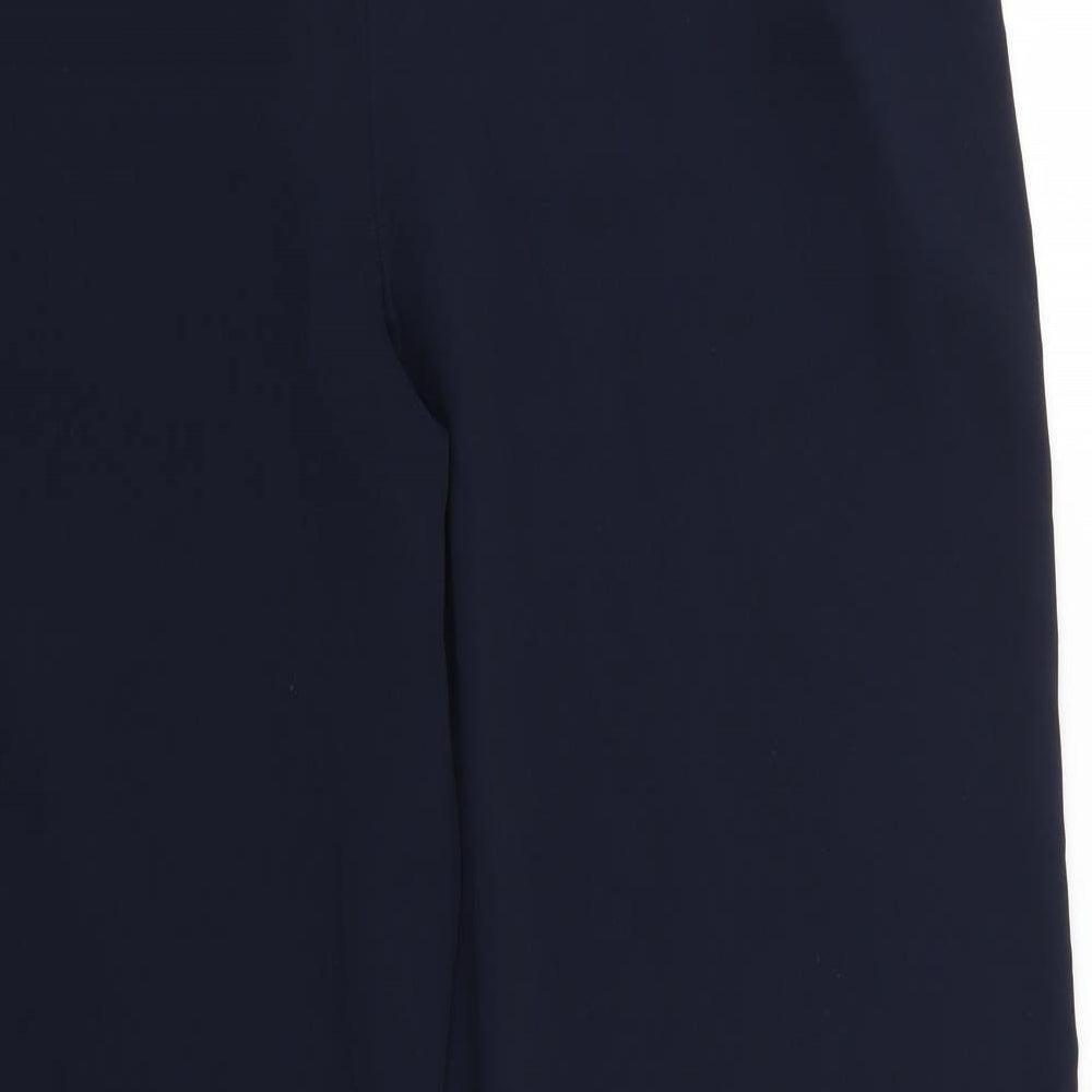 Womens UK Size 12 Marks and Spencer Regular Fit  Blue Trousers