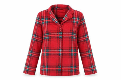 Marks and Spencer Womens Red Check  Top Pyjama Top Size S