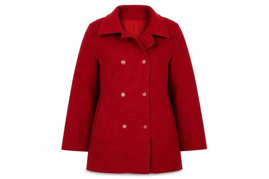 Marks & Spencer Womens Red   Pea Coat Coat Size 12
