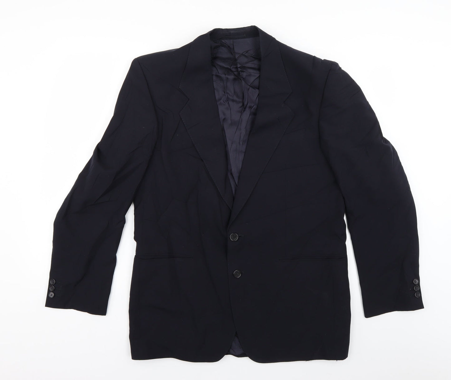 Mens UK Size M St Michael Regular Blue Suit Jacket
