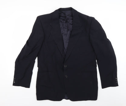 Mens UK Size M St Michael Regular Blue Suit Jacket