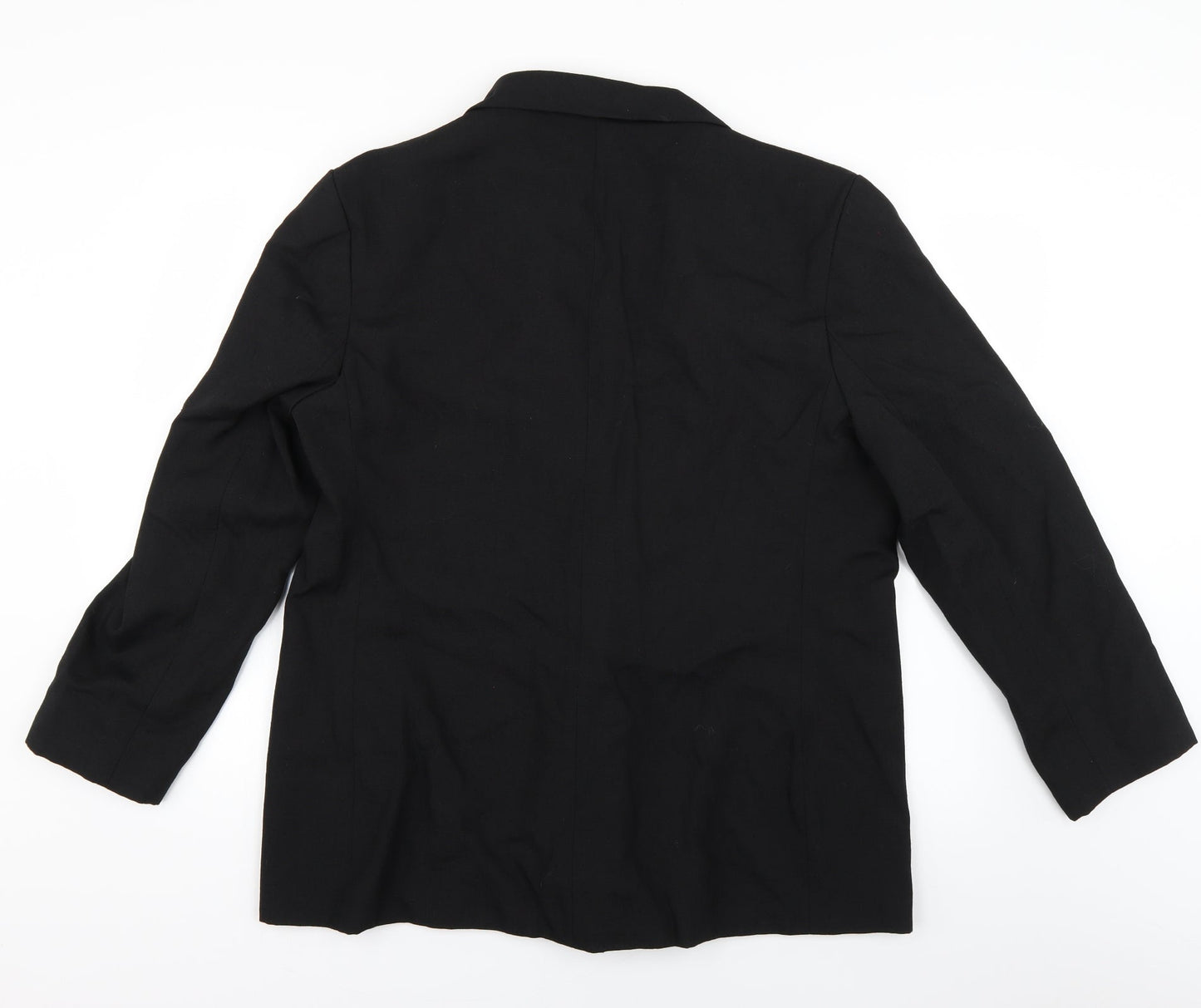 Mens UK Size 42 St Michael Regular Black Suit Jacket