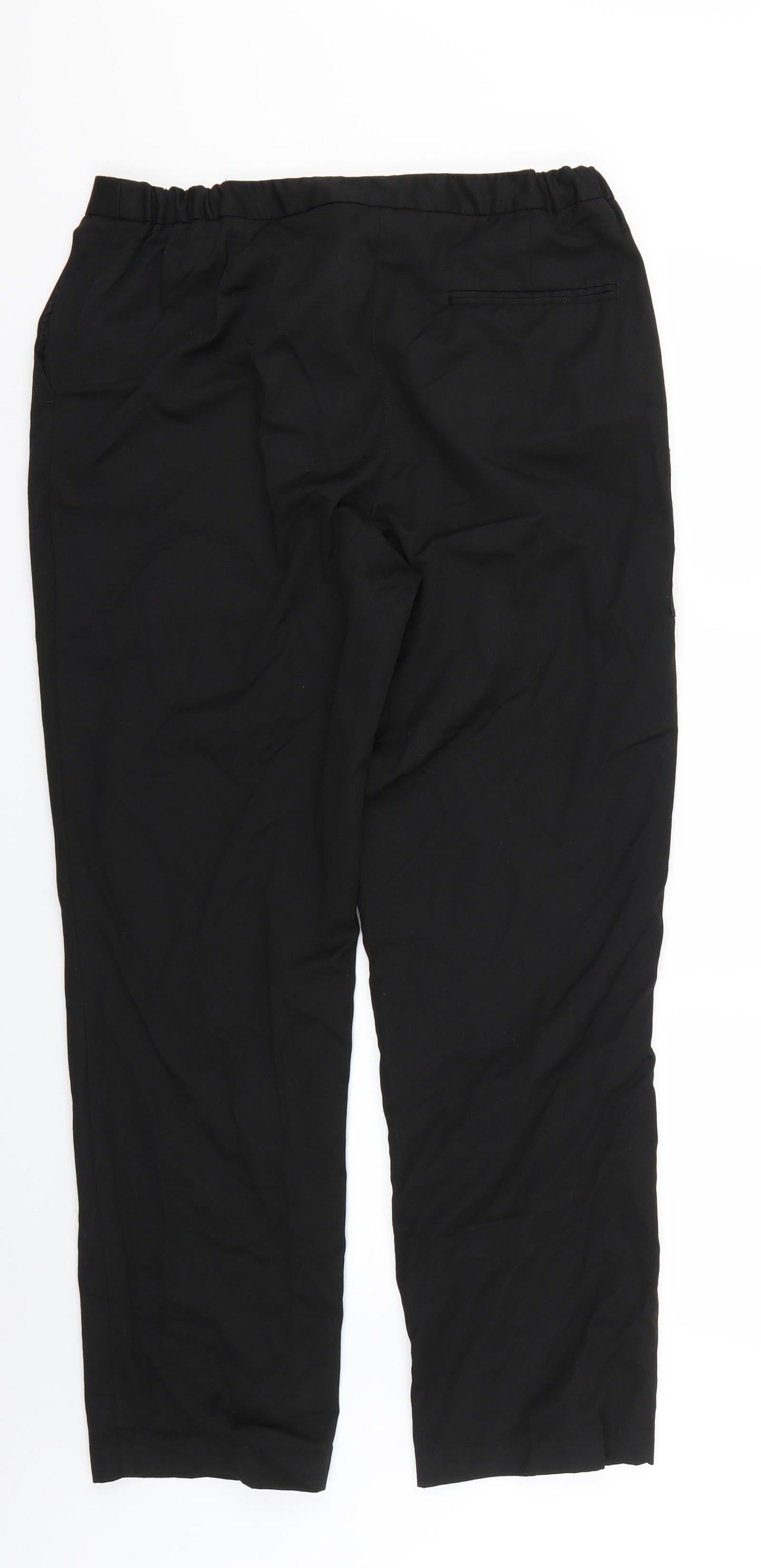 Dimensions Womens Black   Trousers  Size 14 L27 in