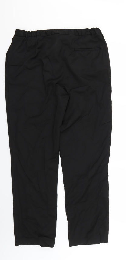 Dimensions Womens Black   Trousers  Size 14 L27 in