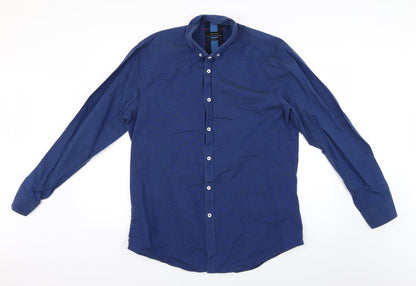 Zara Mens Blue    Dress Shirt Size 42