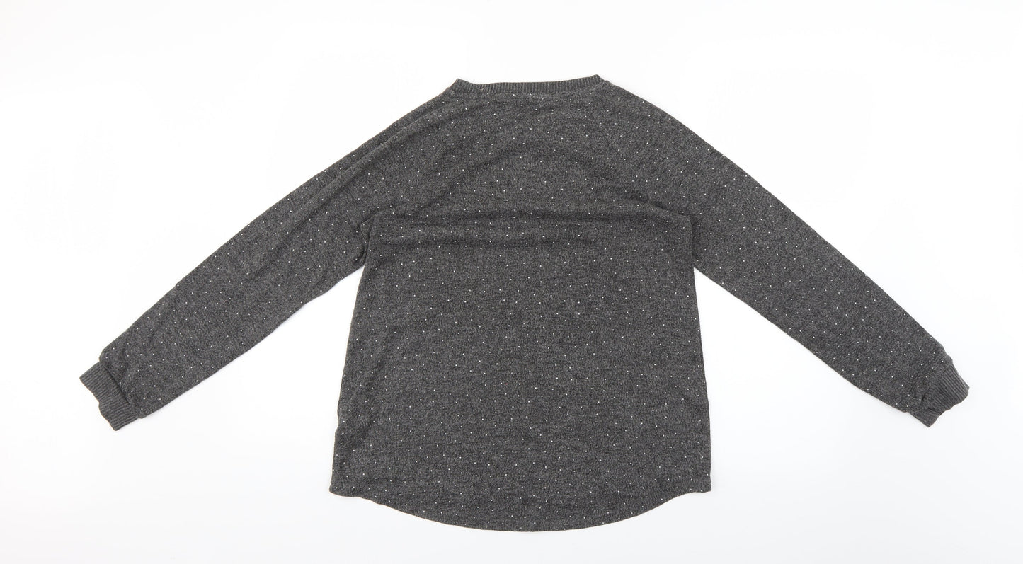 Primark Womens Grey   Pullover Jumper Size 6