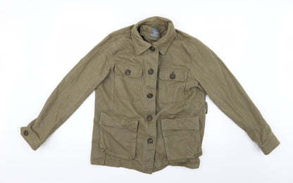 Primark Womens Green   Overcoat Coat Size 12