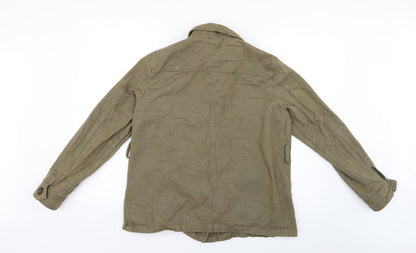 Primark Womens Green   Overcoat Coat Size 12