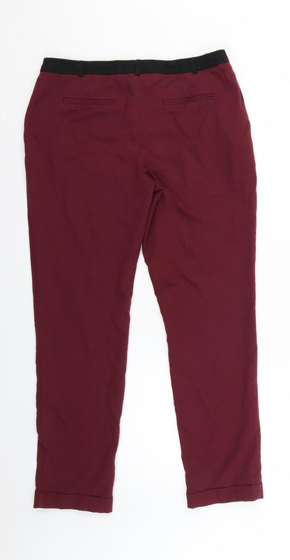 Atmosphere Womens Red   Trousers  Size 10 L26 in