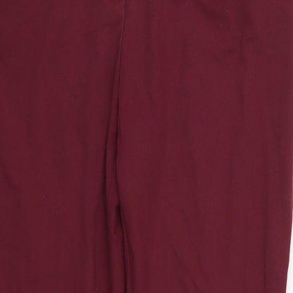 Atmosphere Womens Red   Trousers  Size 10 L26 in