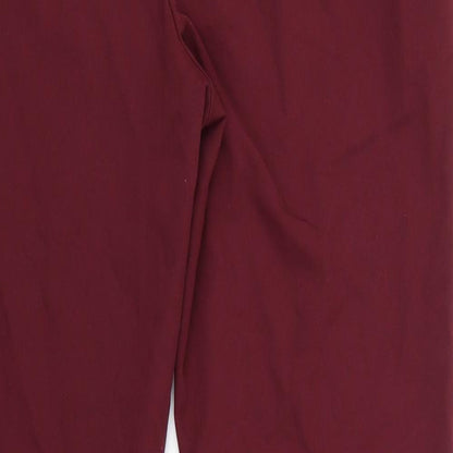 Atmosphere Womens Red   Trousers  Size 10 L26 in