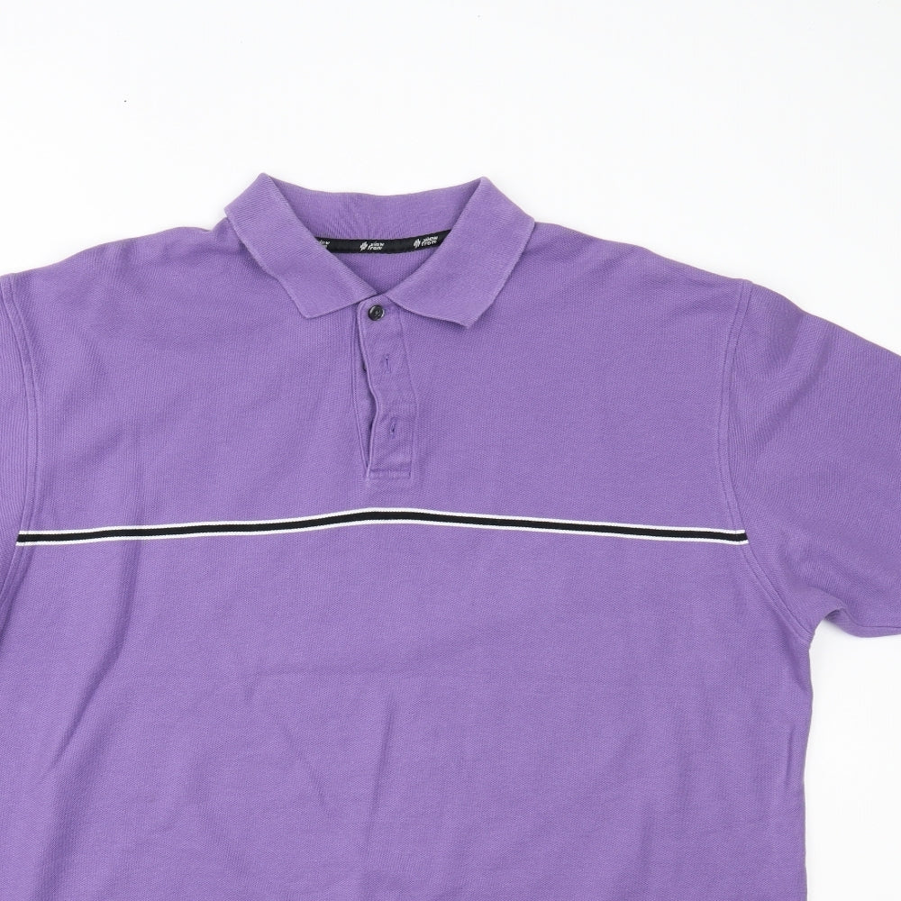VIEW FROM Mens Purple    Polo Size 42