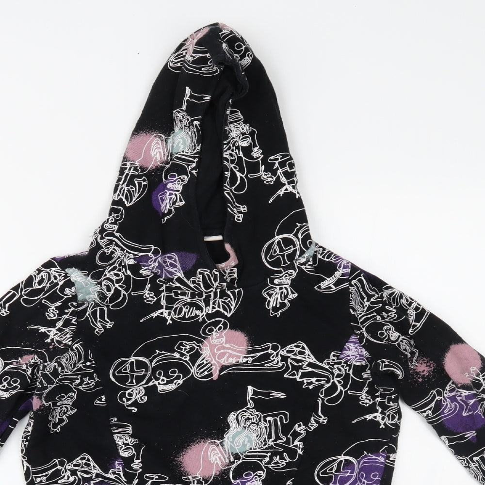 H&M Womens Multicoloured   Pullover Hoodie Size 6