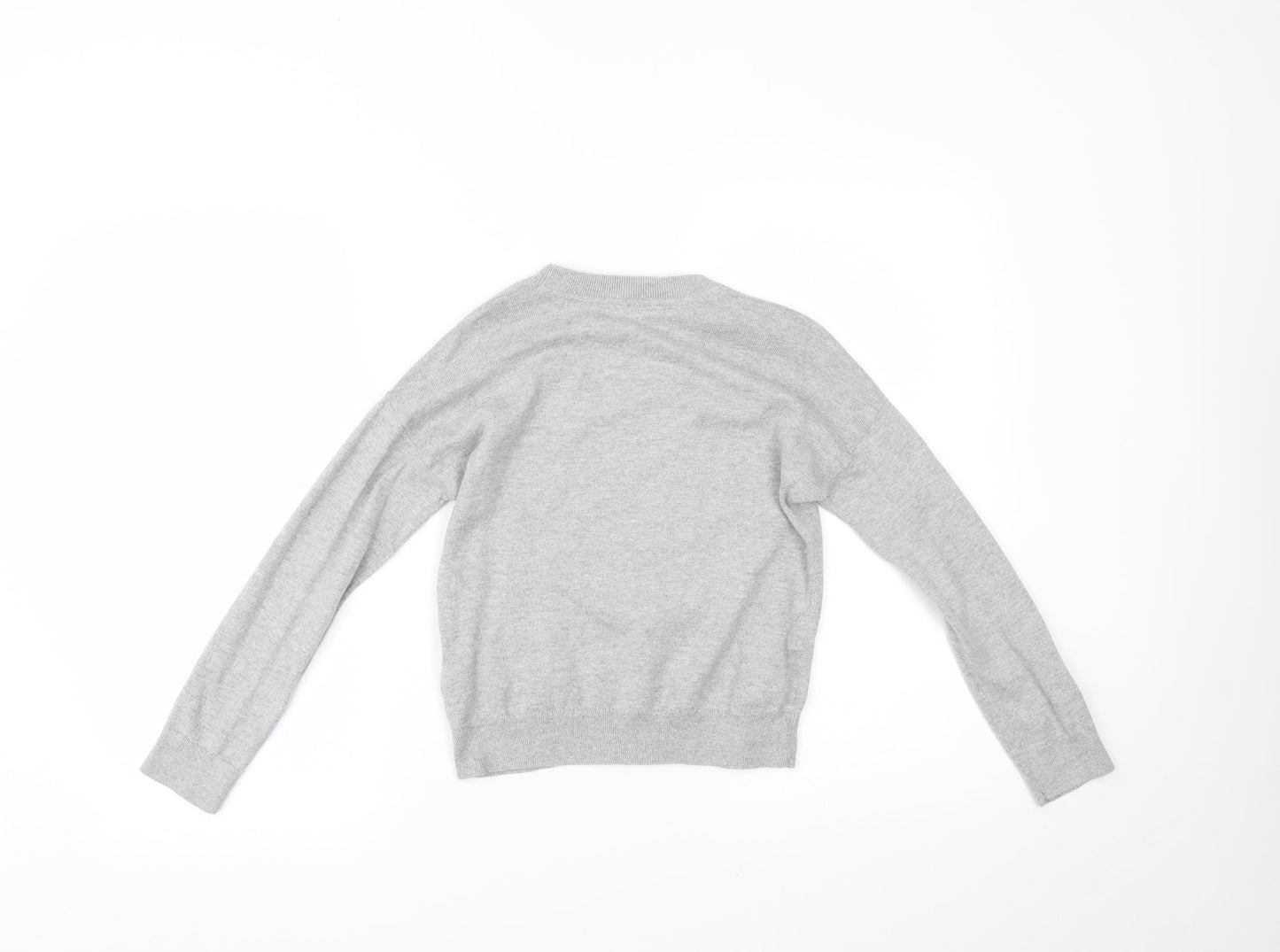 Gap Girls Grey   Pullover Jumper Size 10-11 Years