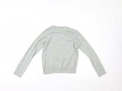 Gap Girls Grey   Pullover Jumper Size 10-11 Years