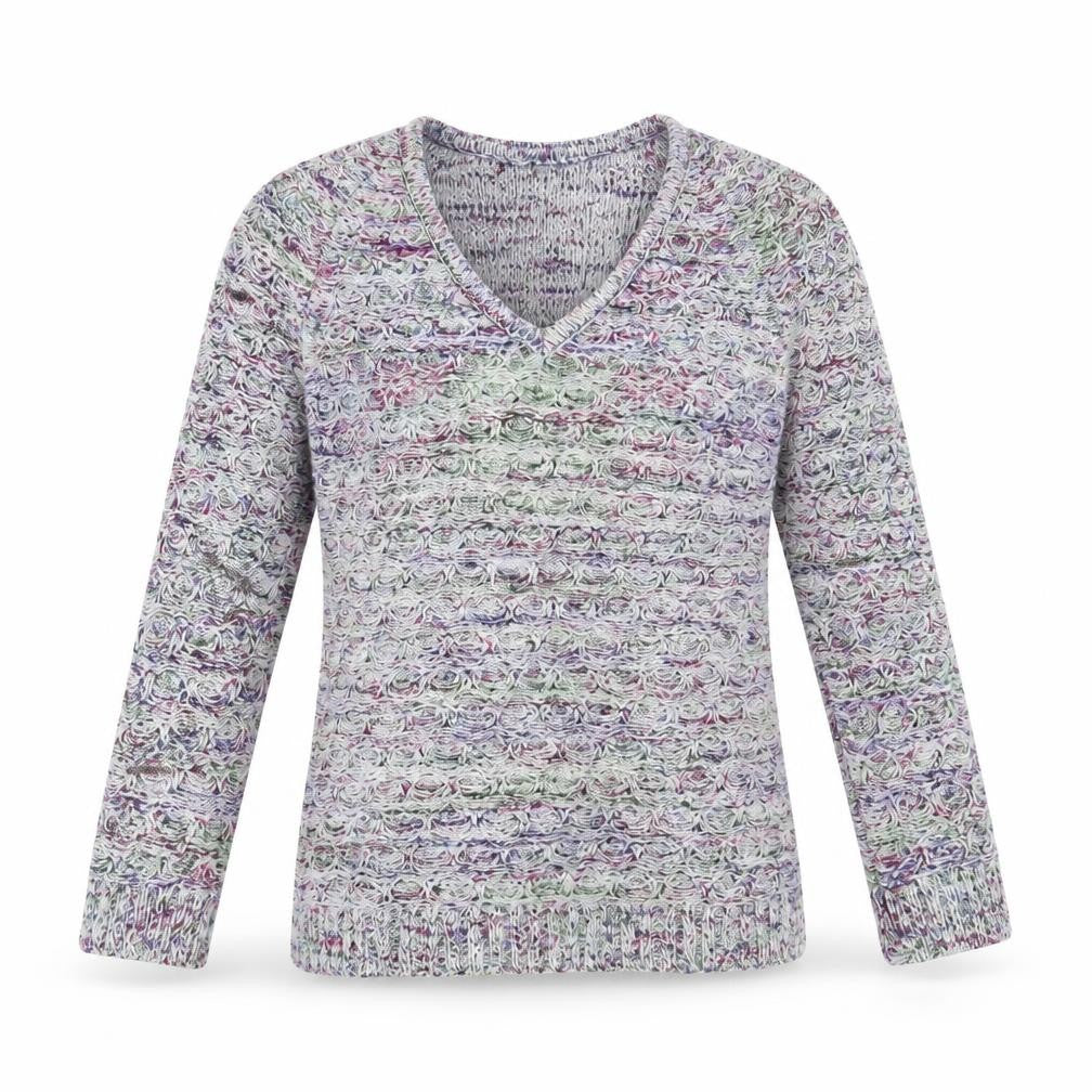 Womens UK Size 8 Preworn Multicoloured Pullover Jumper