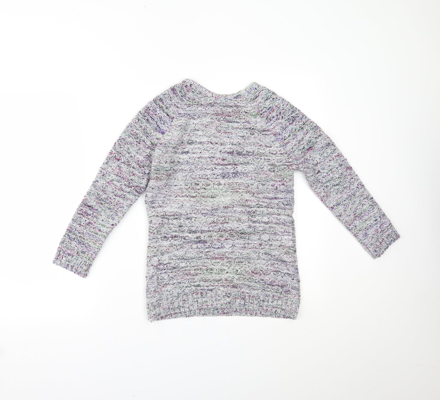 Womens UK Size 8 Preworn Multicoloured Pullover Jumper