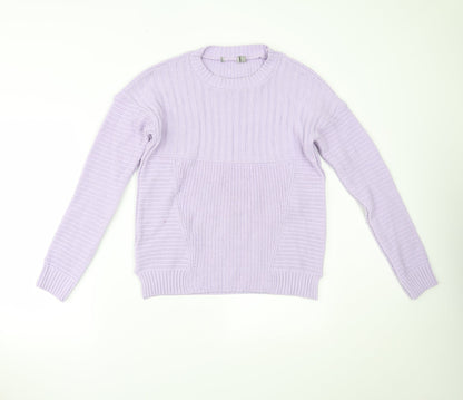 Womens UK Size 4 Preworn Purple Pullover Jumper